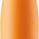 MEWAY 17oz Sport Water Bottle Vacuum Insulated Stainless Steel Leak-Proof Double Wall Cola Shape Water Bottle,Keep Drinks Hot & Cold(Orange,1 Pack)