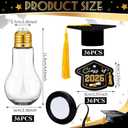 36Set Class of 2026 Graduation Plastic Light Bulb Jars for Party Supplies