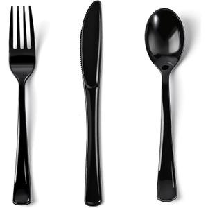 200 Pcs plastic spoons ,forks and knives