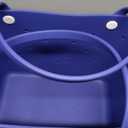 Large Rubber Beach Bag Travel Totes Mens Womens Waterproof Rubber Beach Tote for Work, Picnics, Shopping, Outdoor