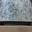 WITSHOCK Area Rugs 8x10 Living Room Rug - Washable Neutral Soft Low Pile Non-Slip Modern Abstract Thin Large Indoor Carpet for Bedroom Dining Room Nursery Office - Light Brown Grey