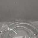 Flexible Hose 1 1/2" id - 5ft Clear PVC Spiral Steel Wire Reinforced Vinyl Tubing 1.5 inch Plastic Vacuum Pipe Flex Suction Hose for Dust Collection Boat Marine Pump, Drain Water Fuel Gas