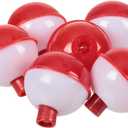 Round SNAP-ON Floats 2.5" RED/White