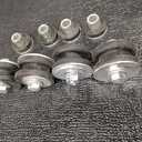 Automotive Rubber Bushing Mount Kit with Bolts – Set of 8 Heavy-Duty Rubber Isolator Bushings and Metal Sleeves – Vibration Dampening Replacement Hardware for Suspension or Equipment Mounting