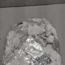 WILLBOND 36 Pieces White Christmas Poinsettia Glitter Faux Flowers Artificial Flowers Tree Ornaments Topper Xmas Decorations