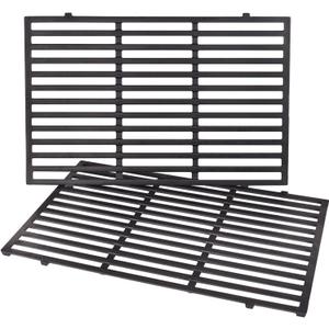 X Home 19.5" Grill Grates Replacement for Weber Genesis 300 Series with 3 Burner Gas Grills, Genesis E-310 E-320 E-330, Cast Iron, Replacement for Weber Parts 7524 & 7528, 2-Pack