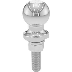 CURT 40073 Chrome Trailer Hitch Ball, 3,500 lbs, 2-Inch Diameter, 3/4 x 3-Inch Shank