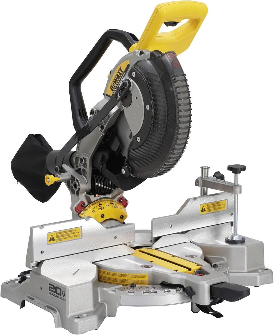 DEWALT 20V MAX XR 10 in. Double Bevel Fixed Miter Saw (Tool Only) (DCS714B)