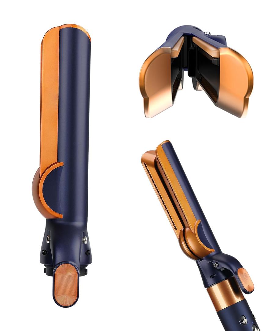 Airflow attachment compatible with Dyson Airwrap Multi-Styler, No heat damage for Natural Straight Styling, fits HS01 HS05 i.d. Prussian Blue