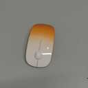 Bluetooth Wireless Mouse - Dual Connectivity(BT5.1+USB), Ultra Quiet Click & 480-Hour Battery Life,1600 DPI, Portable Cordless Mouse for Mac, MacBook Pro/Air, iPad Pro/Air (Sunrise Orange)