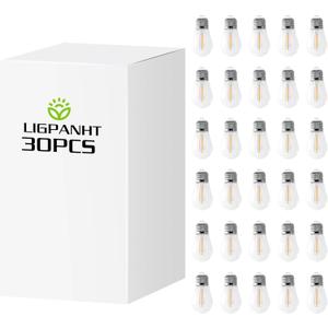 S14 LED Replace Light Bulbs for Patio String Light Shatter-Resistant Waterproof Hanging Light Bulbs for Outdoor String Lights Base E26 (30)