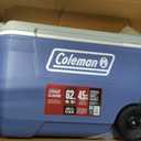 Coleman Classic Series Insulated Portable Rolling Cooler with Wheels, Leak-Resistant Outdoor Hard Cooler Keeps Ice up to 5 Days, 62-Quart, 62qt