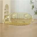Cute Cat Hammock - Floating Cat Nest for Summer - Suction Cup Window Climbing Frame for Cats(Yellow)