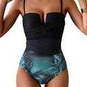 Aqua Regina Plus Size Swimsuit for Women One Piece Bathing Suit Ruched Tummy Control Adjustable Swimwear (3X-Large Plus)