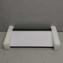 Varhomax Glass Desk Whiteboard with Storage, Desktop Organizer to-do List Memo Notepad Dry Erase White Board for Home Office and School Supplies (Gray)