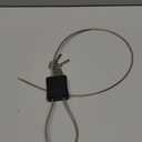 Cable Lock with 3 Keys | L 3.28ft(1m),D 1/6in(4mm) Adjustable Steel Cable Padlock | Aluminum Locks for Bikes, Gate, Lockers & Outdoor Gear | Weatherproof & Black