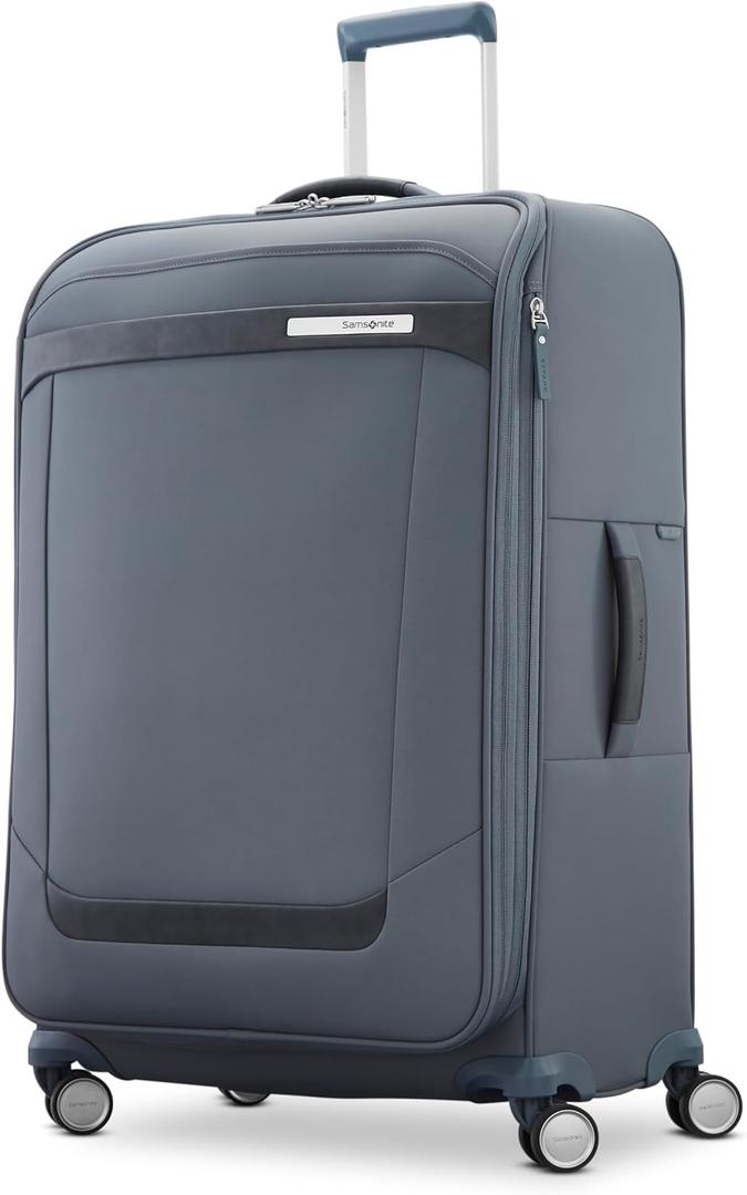 Samsonite Elevation Plus 30-Inch Large Checked Luggage - Expandable Softside Spinner Suitcase - Slate