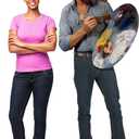 Cardboard People Bob Ross & Friend Life Size Cardboard Cutout Standup, One Size