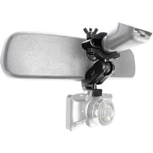 SYCOOVEN Dash Cam Mount, Car Interior Holder, Camera Bracket, Rear View Mirror Holder, Universal Dash Camera Rear View Mirror Mount Holder Compatible with Most Dash Cam, Action Camera, GPS(Black)