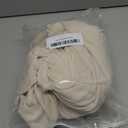 H.VERSAILTEX Armless Accent Chair Covers Thick Velvet Armless Chair Slipcovers High Stretch Chair Covers for Living Room Hotel Machine Washable Furniture Protector with Elastic Bottom, Ivory