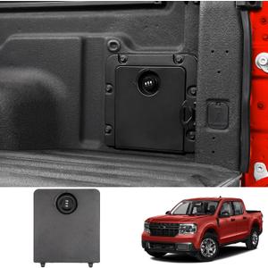 Mabett Bed Storage Bin Cover with Code Lock Compatible with Ford Maverick 2025 2024 2023 2022 Accessories, Code Lock Design Bin Cover for Maverick