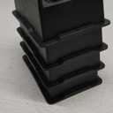 Bed Risers 2 Inch Heavy Duty,Oversized Couch Risers, Extra Wide Furniture Risers for Sofa Table Desk Headboard Chair Lifting,Rectangle Risering Blocks Support 6000 lbs(4 Pack Black)