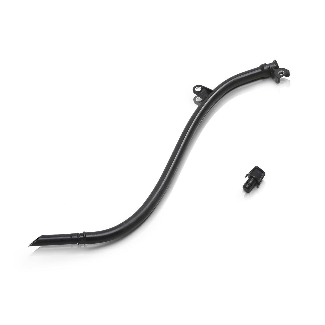 06K115610E Engine Oil Dipstick Tube with Plug Kit 06H115418M Compatible with Audi A4 A5 A6 A7 Q5 Q7 Q8 2016-2023 VW Beetle Jetta Touareg 2012-2023 2.0T