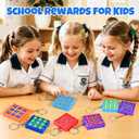 GOLDGE 36PCS Mini Tic Tac Toe Game Party Favors Goodie Bags Stuffers for Kids 8-12 Tic Tac Toe keychain Bulk Mini Games for Travel Classroom Treasure Box Carnival Prizes Birthday Easter Pinata Filler