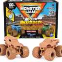 Monster Jam, Mystery Mudders 2-Pack Monster Trucks, Official 1:64 Die-Cast Vehicles, Wash to Reveal (Styles Will Vary), Kids Toys for Boys 3 and Up