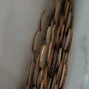 Blulu 3 Inch Unfinished Wooden Flower Cutouts Wooden Discs Crafts Blank Flower Shape Ornaments Embellishments Slices for DIY Projects Decoration(50 Pcs)