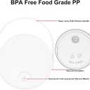 CHEETAH 40 oz Replacement Lid for Stanley Cup,Compatible with Stanley Quencher H2.0 FlowState Tumbler,with Easy Carry Soft Silicone Handle and Straws,Insulated Plastic Spill Leak Proof Lid (Frost)