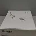 24 Inch Christmas Wreath for Front Door with Lights Silver Bow Pine Needles White Berries Pine Cones Snowy Christmas Ball Decorations for Winter Holiday Xmas Decor