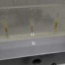 Pool Fountain, LONGRUNNEW Transparent Acrylic Pool Waterfall Spillway with Pipe Connector Kits for Indoor/Outdoor Decorative, 11.8 Inches Pool Water Feature for Garden Patio, Backyard Koi Pond Decor (12 INCH-Wider)