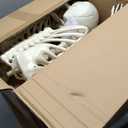 Tellingyou 6 Pcs Halloween Skeleton Decorations, Include 2 Pcs 5.4 ft Pink White Posable Life Size Skeletons, 1 Cane, 1 Tulle Skirt, 1 Hat, 1 Pink Glasses for Halloween Graveyard Haunted Decor