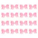 DEEKA 16 PCS 4" Hand-made Hair Bow Grosgrain Ribbon Solid Color Hair Bow Alligator Clips Hair Accessories for Little Teen Toddler Girls -Light Pink