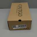 Coutgo Women's Closed Toe High Heels Mesh Satin Pointed Toe Dress Shoes Ankle Strap Pacth work Wedding Pump Shoes (9, White)