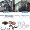 Fit For Wilkins Zurn Backflow Preventer Models 975XL & 975XL2 1-1/4"-2" Repair Rebuild Kit/Complete Poppets, Springs and Seats Repair Kit