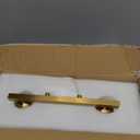 Stainless Steel Milk Glass Vanity Lights for Bathroom, 2 Light Gold Bathroom Light Fixtures Over Mirror, Ceramic E26 Sockets Wall Mounted