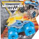 Monster Jam Megalodon Ice Edition 1:64 Scale Die-Cast Monster Truck, Authentic Official Vehicle by Spin Master