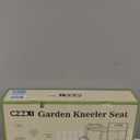 Garden Kneeler and Seat, Wider and Thicker Kneeling Pad Heavy Duty Gardening Stool with Gardening Tool Pouch and Bag, Garden Bench/Chair Gifts for Women, Seniors (Black & Orange)