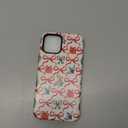 DAIZAG Case Compatible with for iPhone 12 Pro, Christmas Tree Ribbon Bow Phone Case for iPhone 12 Pro for Girl Women Boy Men