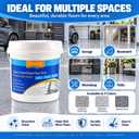 Epoxy Colored Sand Floor Paint for Concrete, Self-Leveling Floor Coating, 634.93 Ounce