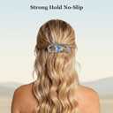 Sunolga Magnetic Hair Clips, Decorative Strong Hold No-Slip Claw Clips, 6pcs DIY Cute Magnetic Seamless Hairstyling Accessories for Easy Half-Up Hairstyles, Lightweight Hairclips Suit All Hair Types