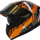 HAX Obsidian Full Face Dual Visor Adult Motorcycle Helmet for Motorbike Street Bike with Pinlock Ready DOT Approved HUICHIOL M (Huichol)