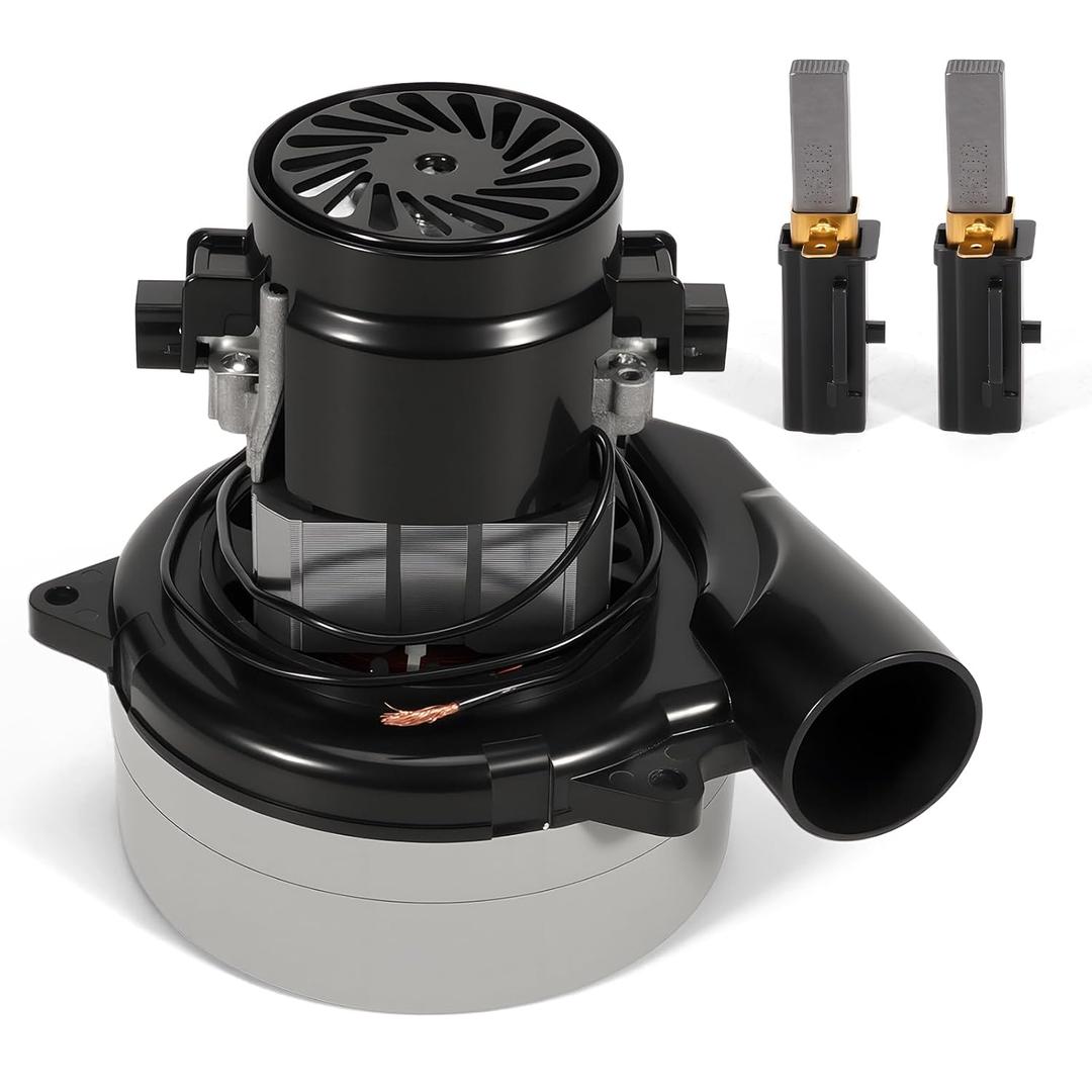 Vacuum Blower Motor 116392-00/116392-01 Fit for Ametek Lamb Vacuum Blower- Replace 120V/ 2 Stage/ 900W Vacuum Motor for Boat Lifting, Central Vacuum Systems, Industrial Cleaning