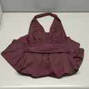 J. LOVNY Womens Womens Lightweight Low Cut Halter Top, Brown, Size M