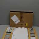 BABESIDE Wooden Baby Dolls Bed for 12-16 Inches Doll, Rocking Babys Doll Crib, Sleep Bed, Baby Dolls Accessories Furniture fit Newborn Dolls Boys Girls