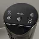 Grelife 16" Quiet Oscillating Tower Fan with Remote - 26dB Ultra Quiet, 3 Speed Modes, 8H Timer, 90° Wide Angle, 27ft/s Airflow, Portable Desk Table Fan for Bedroom, Office, Home (Black)