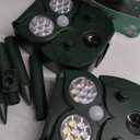 Deer Repellent Devices Solar Ultrasonic Animal Repeller Outdoor Deer Deterrent Devices & Animal Deterrent Devices Ultrasonic Animal Repellent (2 Pack) Green