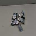 2 inch Swivel Caster Wheels Set of 4 Total Capacity 880 lbs Heavy Duty Casters for Furniture No Noise TPR Wheels with Screws